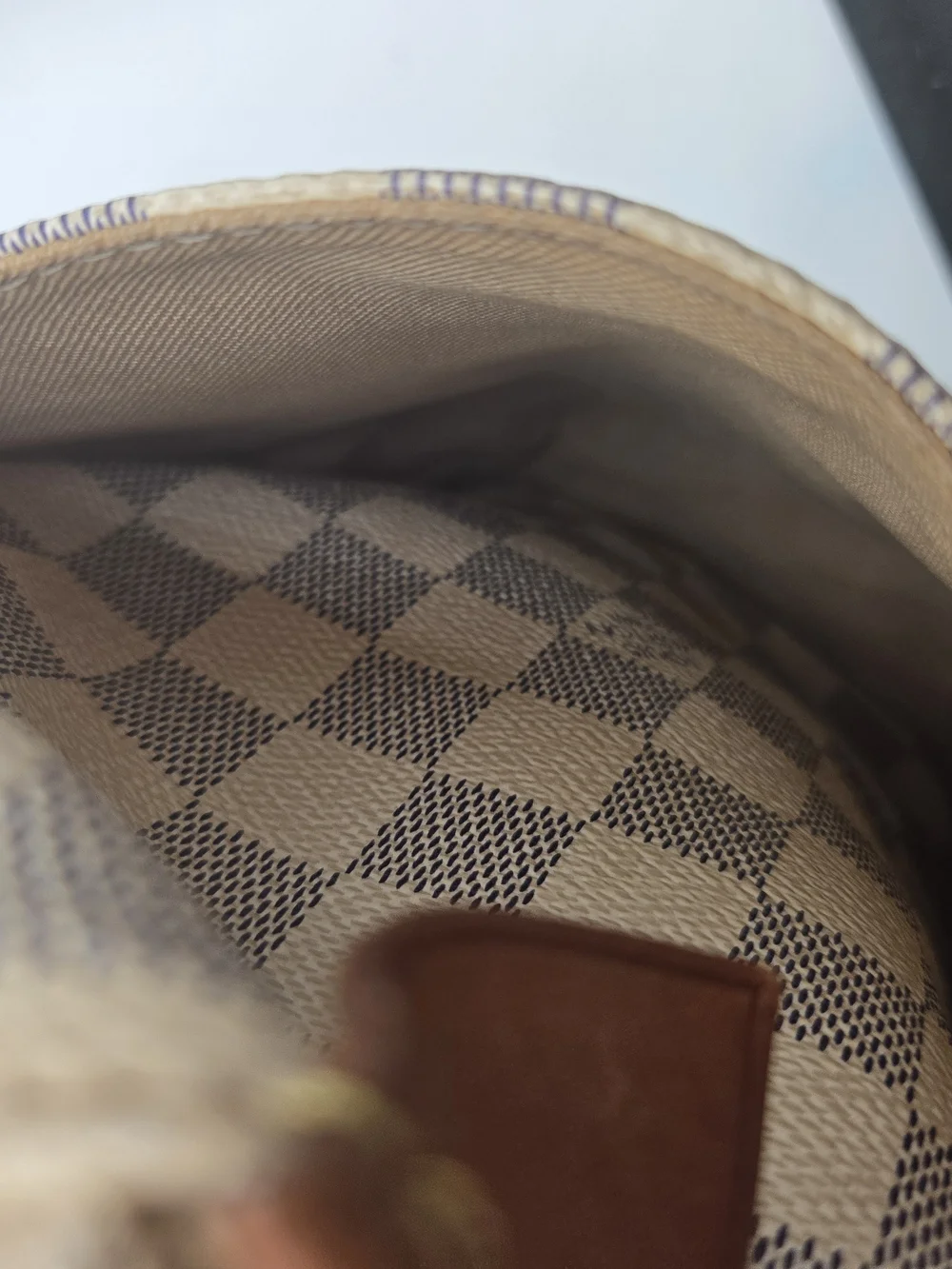 Authentic Preloved Louis Vuitton Damier Azur Totally PM Purse W Dust Bag & COA